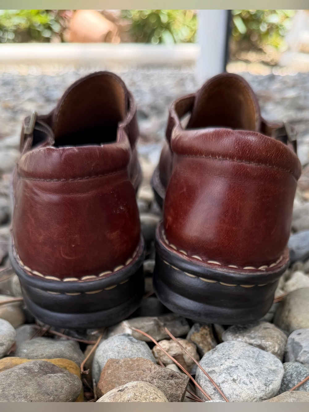 Women’s Born Monk Strap Brown Leather Buckle Loafer Flats 8.5 - Picture 3 of 8
